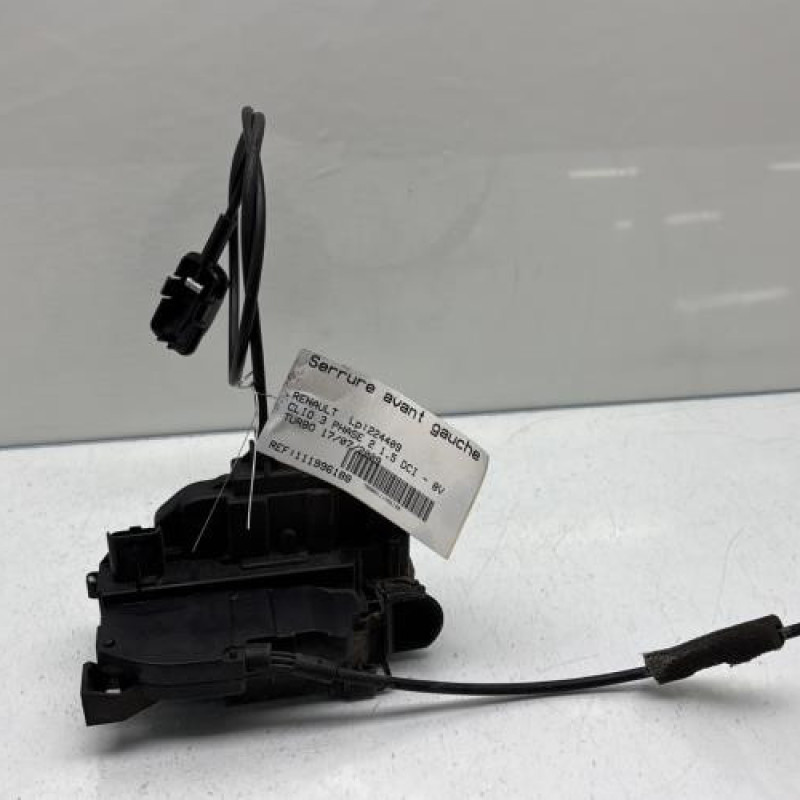 Serrure avant gauche RENAULT CLIO 3 Photo n°1