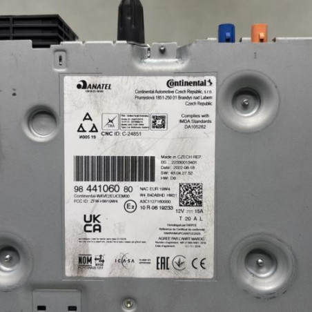 Autoradio d'origine PEUGEOT 208 2