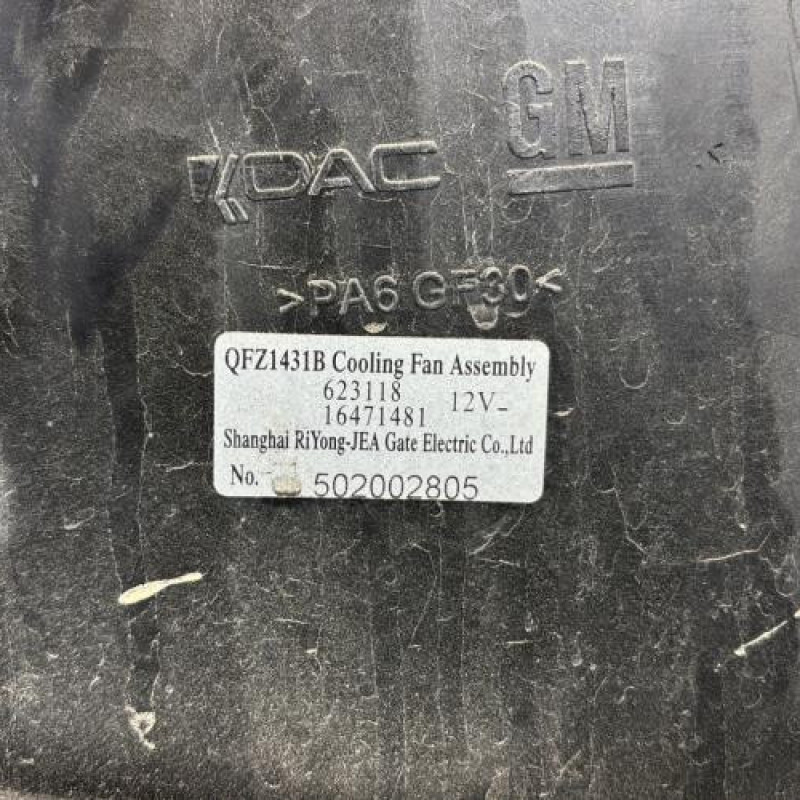 Moto ventilateur radiateur OPEL MOKKA 1 Photo n°3