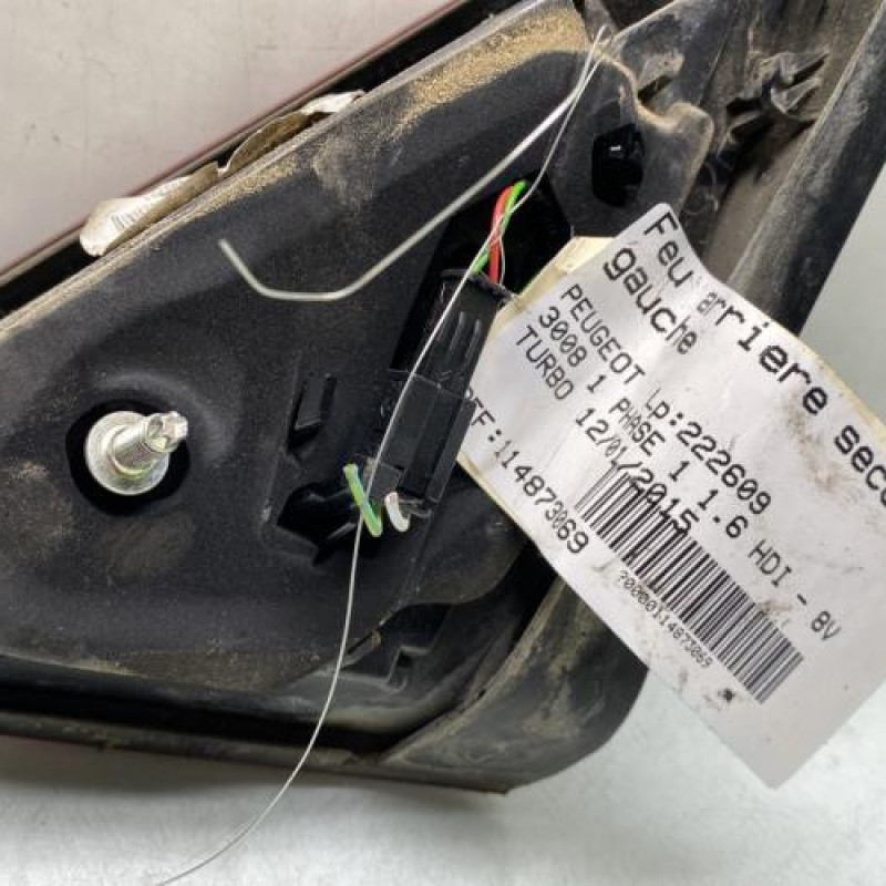 Feu arriere secondaire gauche (feux) PEUGEOT 3008 1 Photo n°3