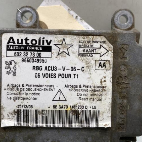 Boitier air bag PEUGEOT 206