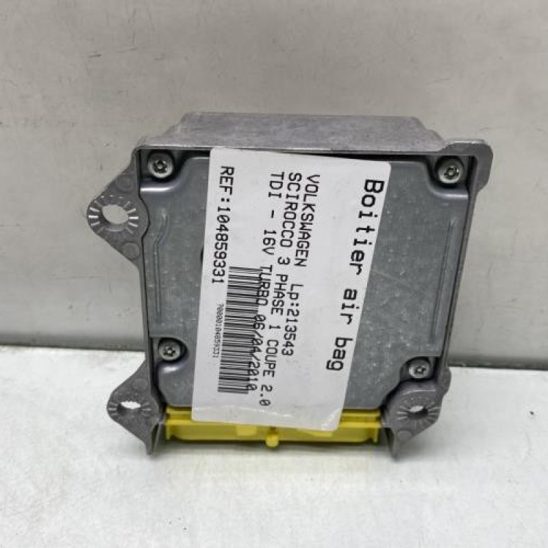 Boitier air bag VOLKSWAGEN SCIROCCO 3 Photo n°4