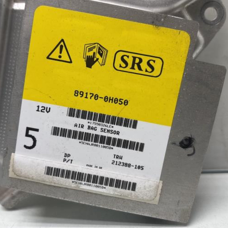 Boitier air bag PEUGEOT 107 Photo n°2