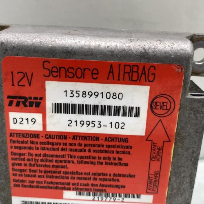 Boitier air bag CITROEN JUMPER 3 Photo n°2