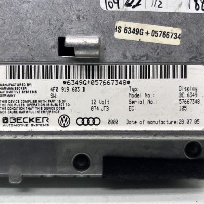 Ecran GPS AUDI A6 3 Photo n°3