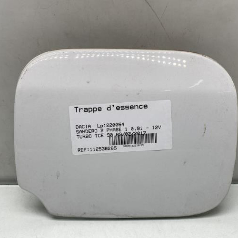 Trappe d'essence DACIA SANDERO 2 Photo n°1