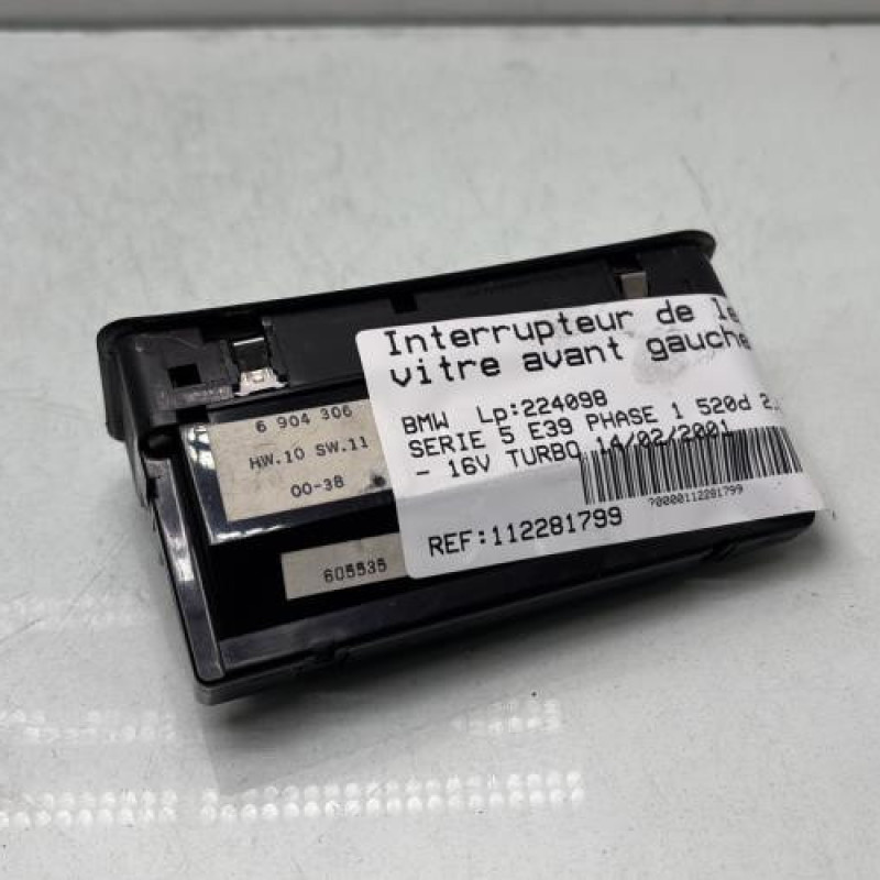 Interrupteur de leve vitre avant gauche BMW SERIE 5 E39 Photo n°3