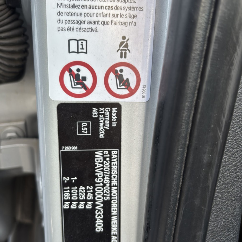 BMW X1 E84 PHASE 2 20d 2.0D - 16V TURBO XDRIVE 4X4 Photo n°25