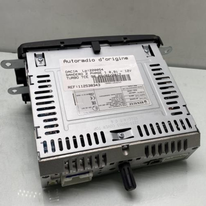 Autoradio d'origine DACIA SANDERO 2 Photo n°2