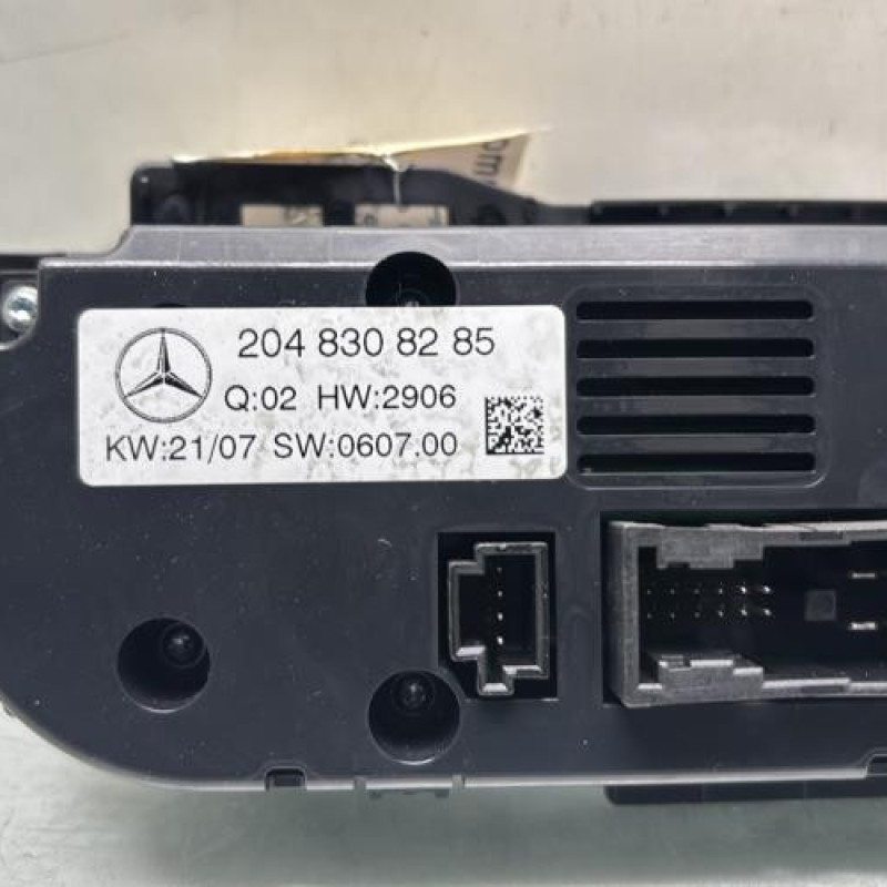 Commande chauffage MERCEDES CLASSE C 204 Photo n°3