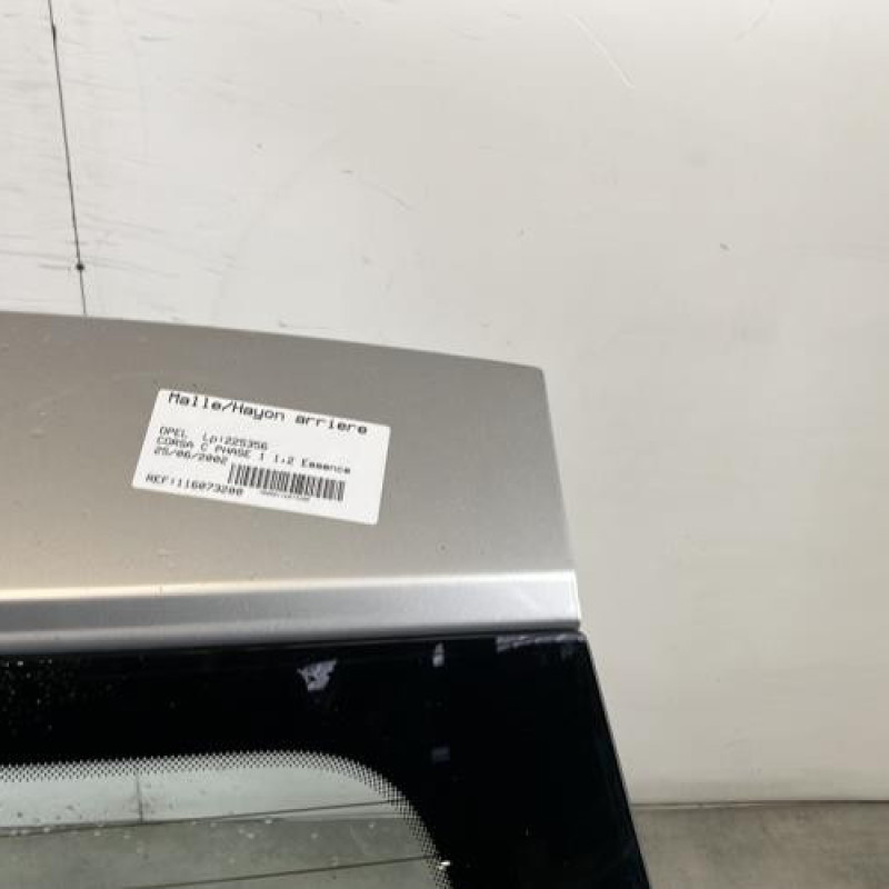 Malle/Hayon arriere OPEL CORSA C Photo n°3