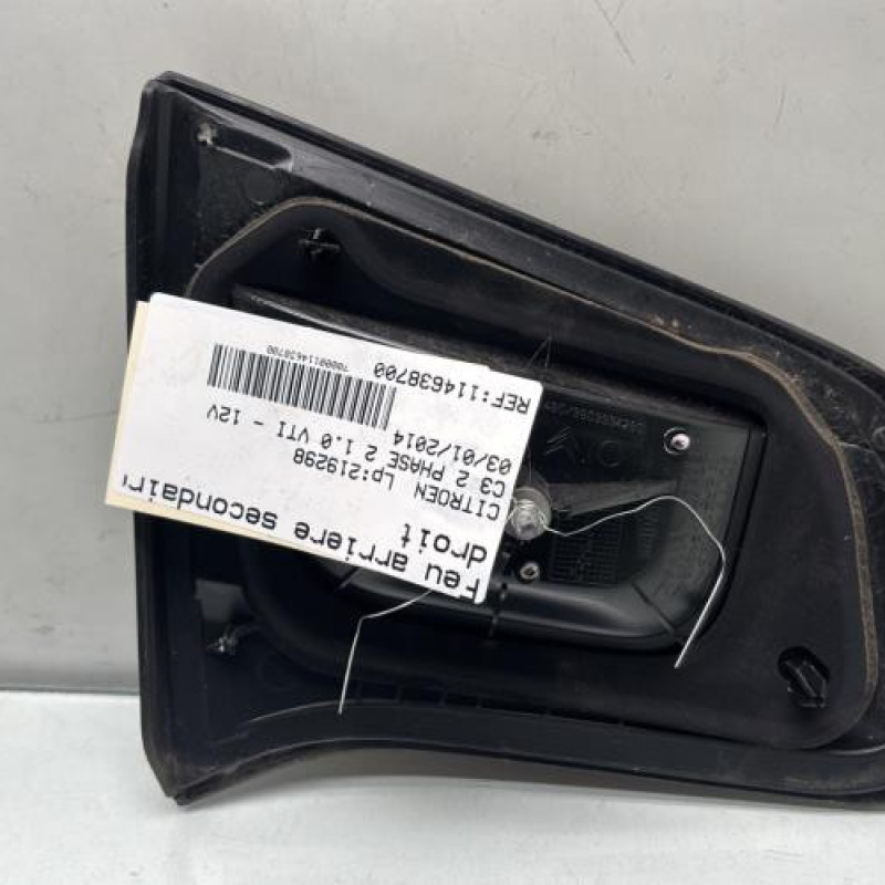 Feu arriere secondaire droit (feux) CITROEN C3 2 Photo n°2