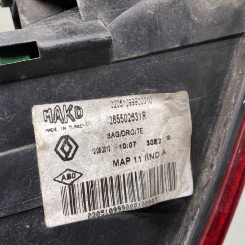 Feu arriere principal droit (feux) RENAULT CLIO 4 Photo n°4