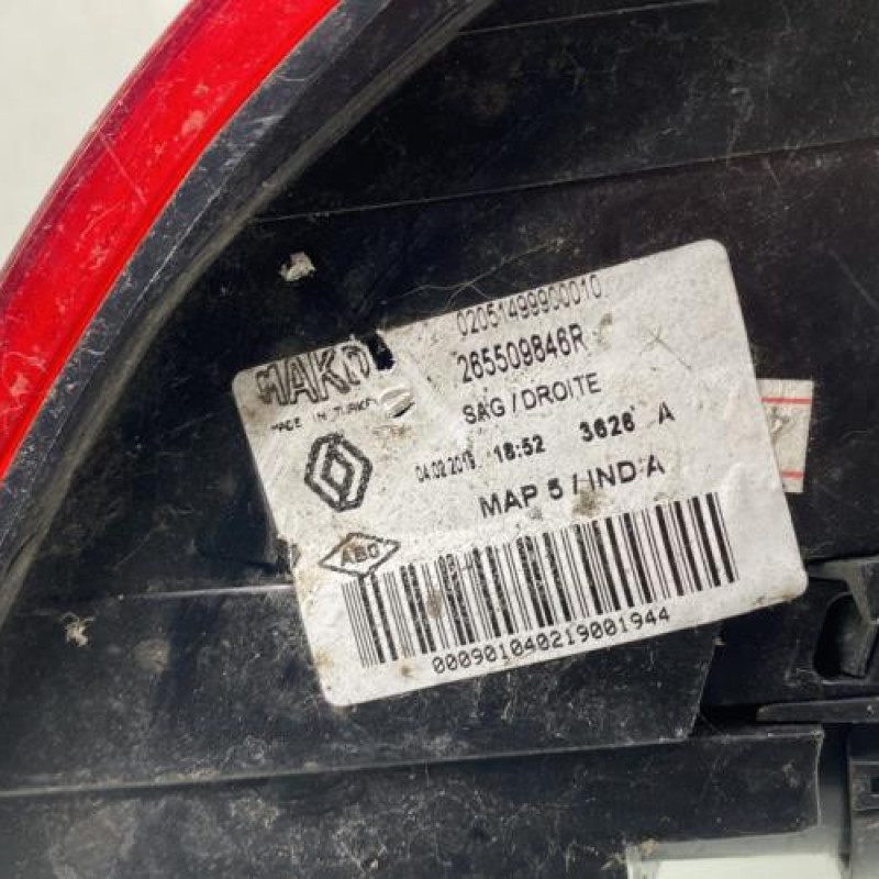 Feu arriere principal droit (feux) RENAULT CLIO 4 Photo n°4