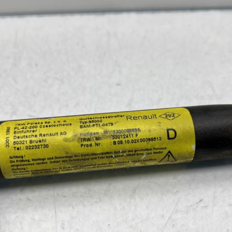 Pretensionneur de ceinture avant droit RENAULT KANGOO 1 Photo n°6