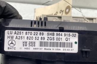 Commande chauffage MERCEDES CLASSE R 251