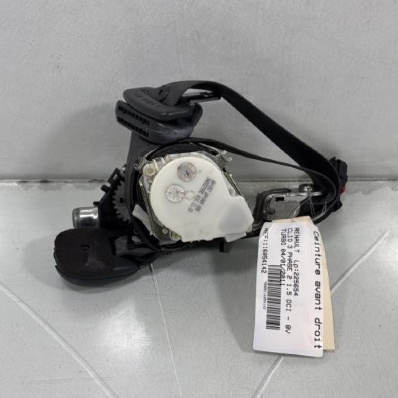 Pretensionneur de ceinture avant droit RENAULT CLIO 3 Photo n°1