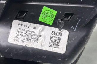 Aerateur tableau de bord avant gauche PEUGEOT 208 2