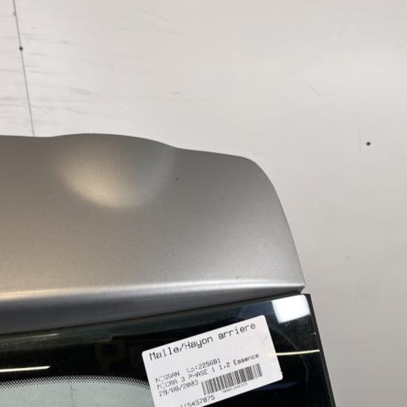 Malle/Hayon arriere NISSAN MICRA 3 Photo n°4