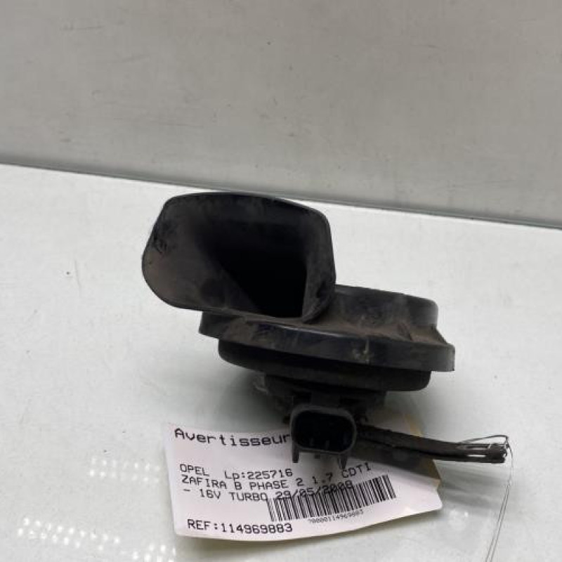 Avertisseur/Klaxon OPEL ZAFIRA B Photo n°2