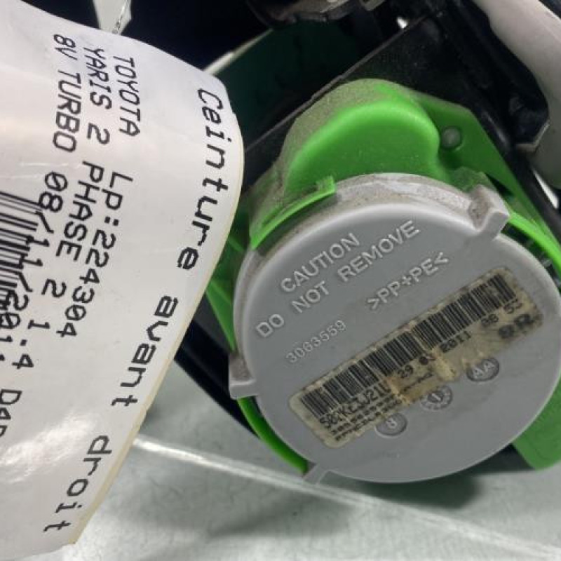 Pretensionneur de ceinture avant droit TOYOTA YARIS 2 Photo n°4