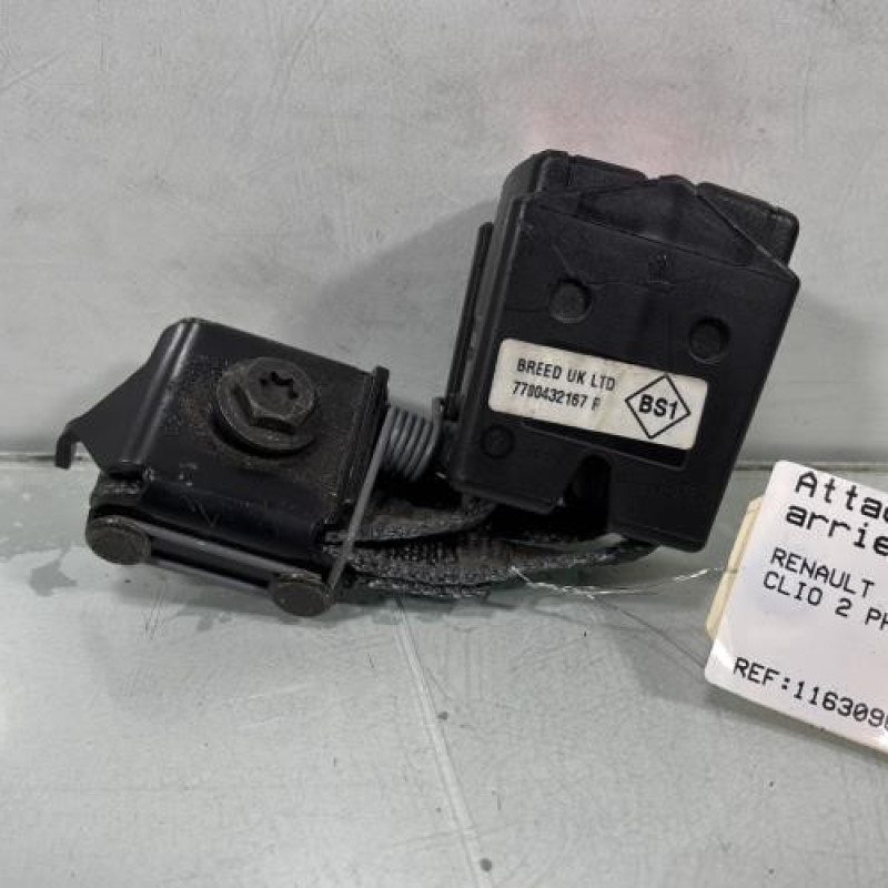 Attache ceinture arriere droit RENAULT CLIO 2 Photo n°2