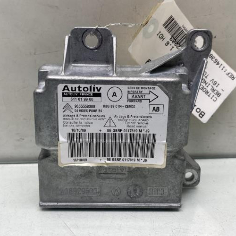 Boitier air bag CITROEN BERLINGO 2 Photo n°1