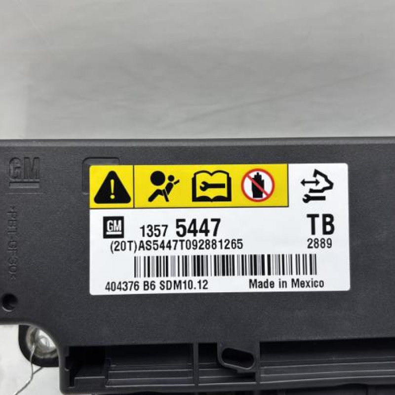 Boitier air bag OPEL INSIGNIA 1 Photo n°2