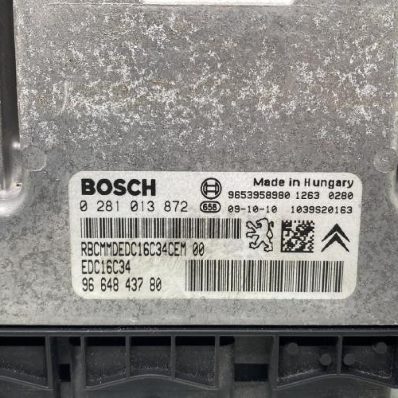 Calculateur moteur CITROEN BERLINGO 2 Photo n°2