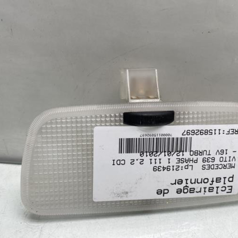 Eclairage de plafonnier MERCEDES VITO 639 Photo n°1