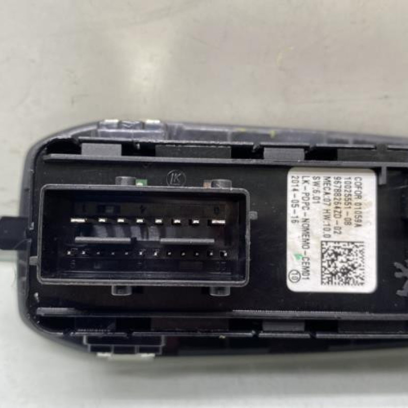 Interrupteur de leve vitre avant gauche PEUGEOT 308 2 Photo n°3