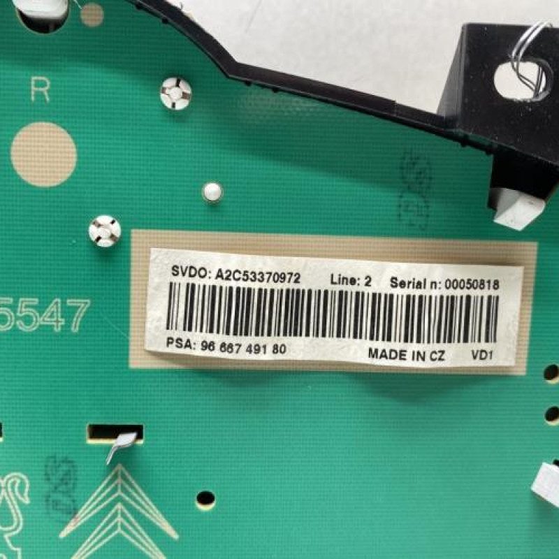 Compteur PEUGEOT 207 Photo n°5