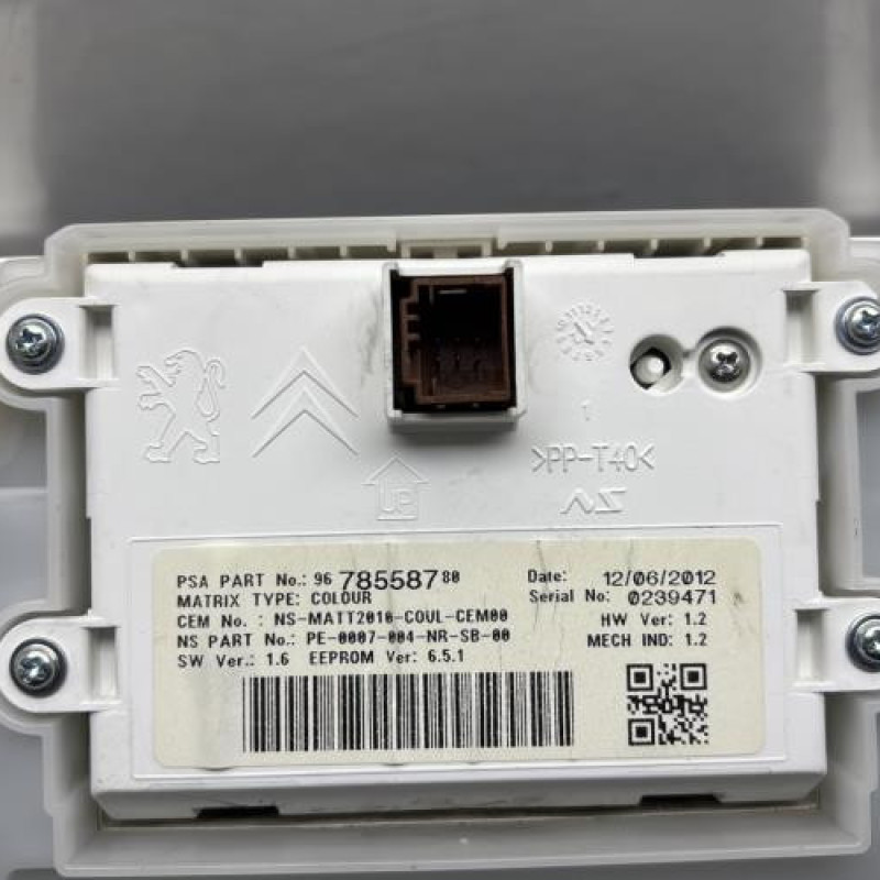 Compteur PEUGEOT 208 1 Photo n°7