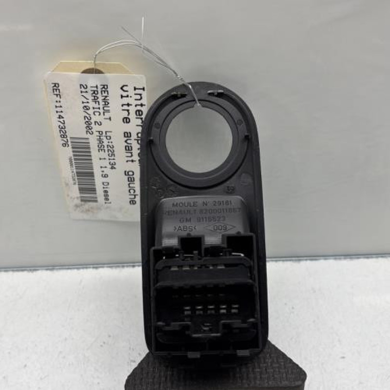 Interrupteur de leve vitre avant gauche RENAULT TRAFIC 2 Photo n°3