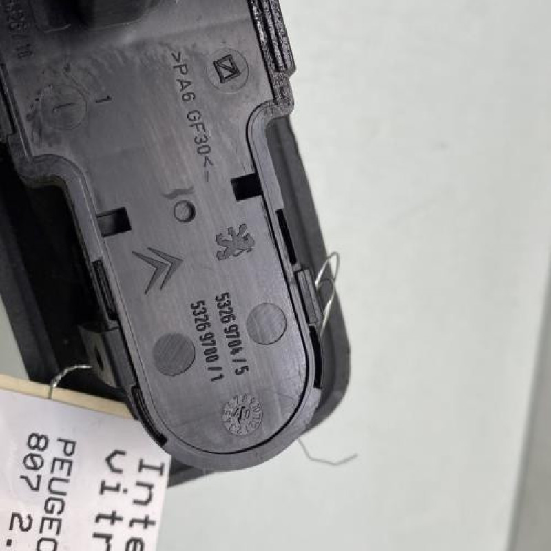 Interrupteur de leve vitre avant gauche PEUGEOT 807 Photo n°4