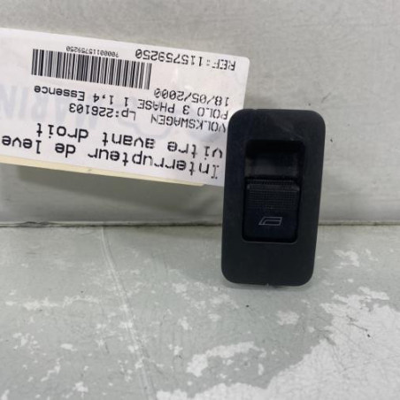 Interrupteur de leve vitre avant droit VOLKSWAGEN POLO 3 Photo n°1