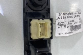 Interrupteur de leve vitre avant gauche RENAULT TWINGO 3