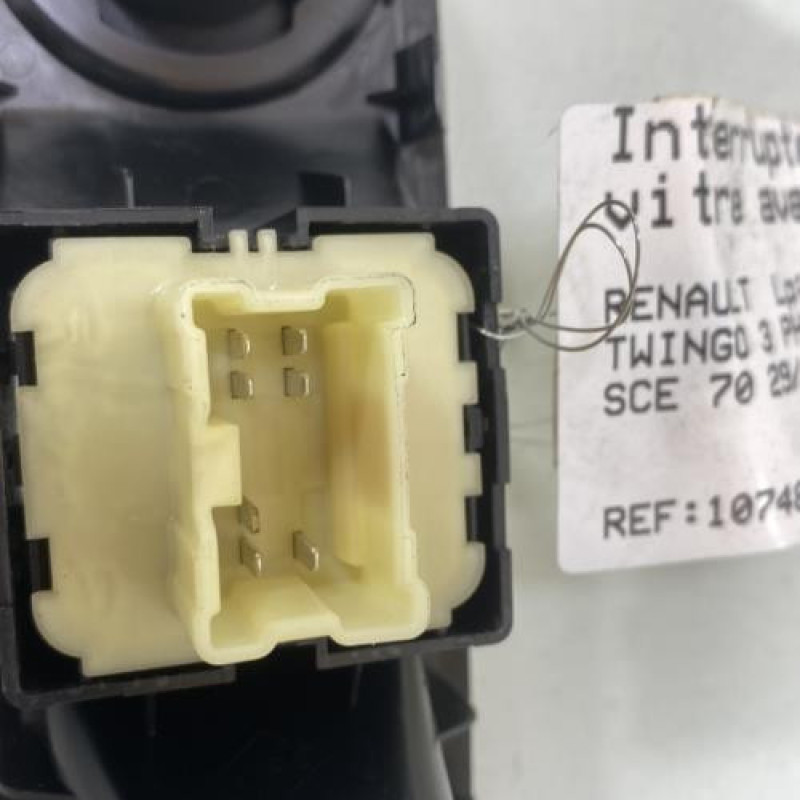 Interrupteur de leve vitre avant gauche RENAULT TWINGO 3 Photo n°3