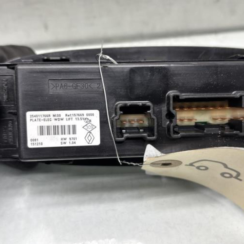 Interrupteur de leve vitre avant gauche RENAULT KADJAR Photo n°4