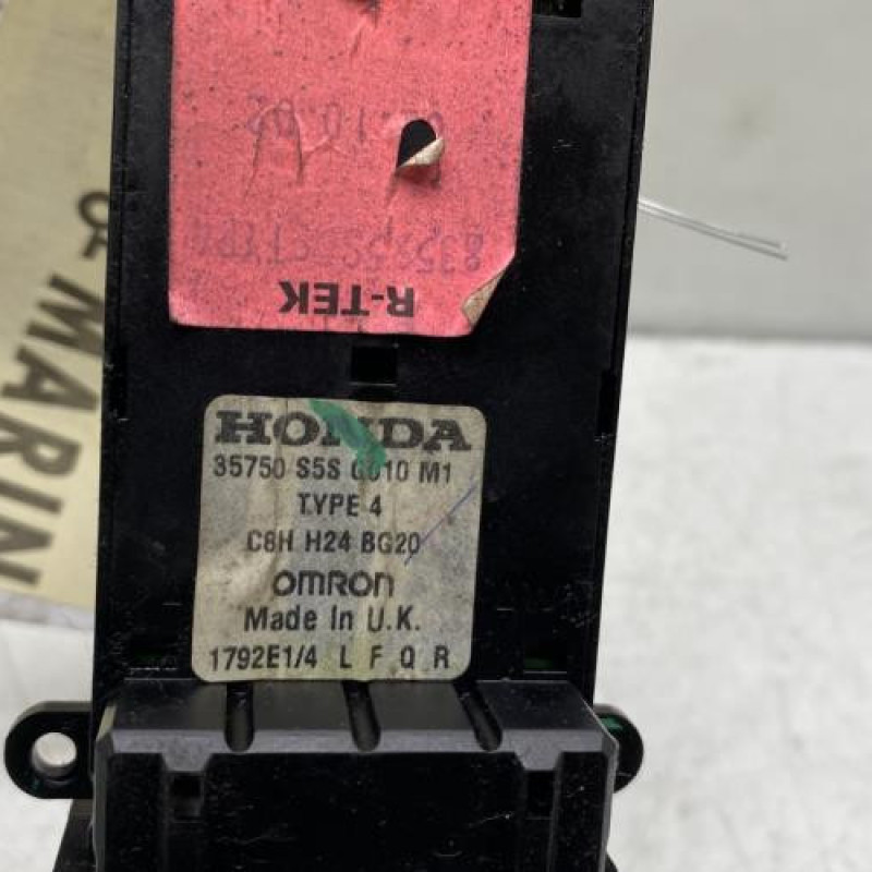 Interrupteur de leve vitre avant gauche HONDA CIVIC 7 Photo n°4