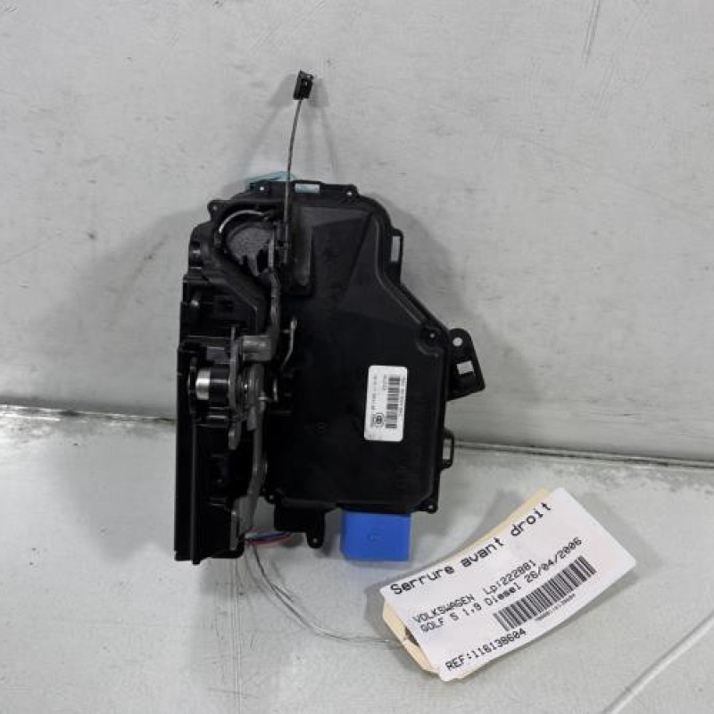 Serrure avant droit VOLKSWAGEN GOLF 5 Photo n°2