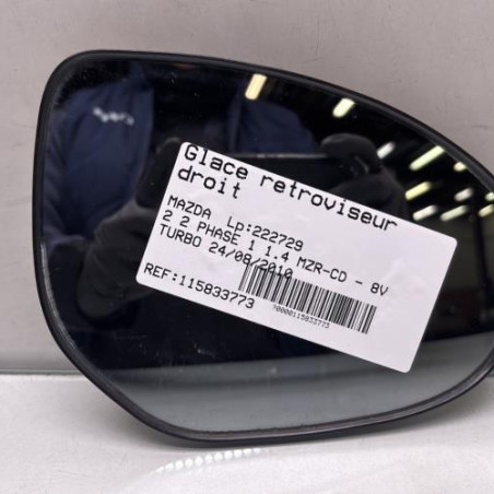 Glace retroviseur droit MAZDA 2 2 Photo n°1