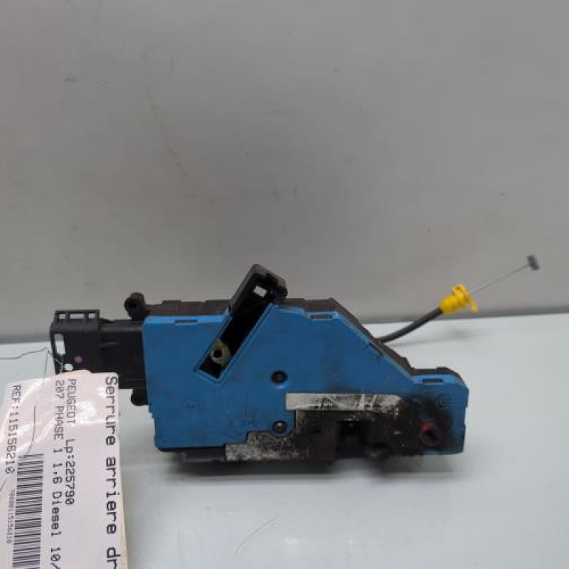 Serrure arriere droit PEUGEOT 207 Photo n°3