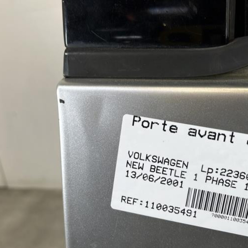 Porte avant droit VOLKSWAGEN NEW BEETLE 1 Photo n°3