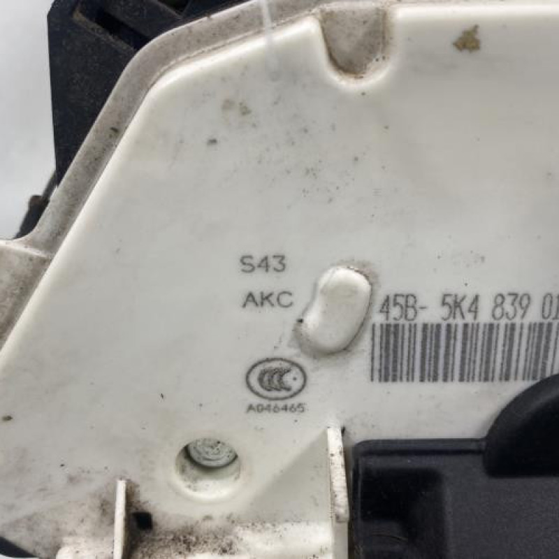 Serrure arriere gauche VOLKSWAGEN GOLF 6 Photo n°6