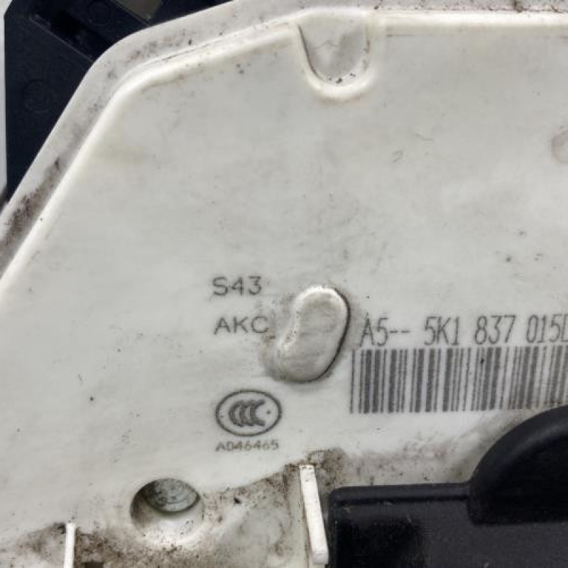 Serrure avant gauche VOLKSWAGEN GOLF 6 Photo n°6