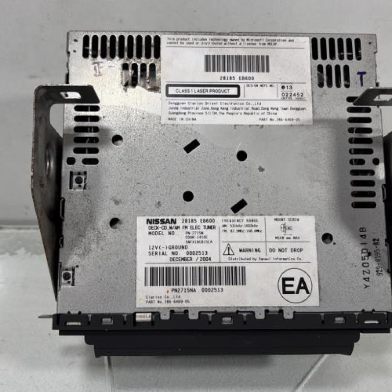 Autoradio d'origine NISSAN PATHFINDER 2 Photo n°2