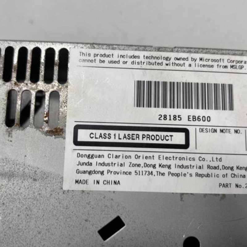 Autoradio d'origine NISSAN PATHFINDER 2 Photo n°4