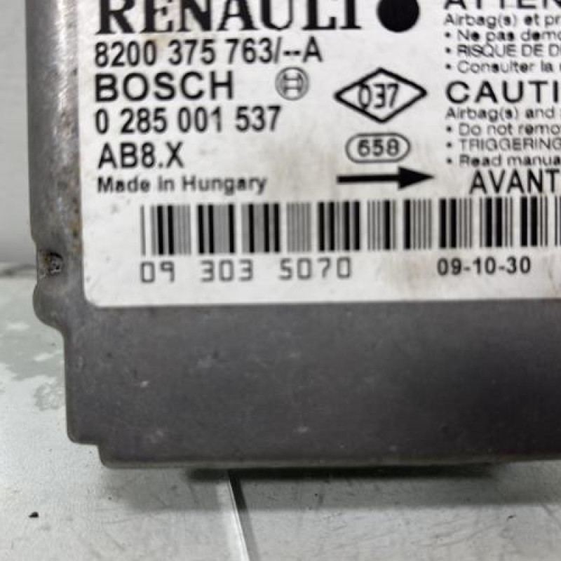 Boitier air bag RENAULT CLIO 2 CAMPUS Photo n°2