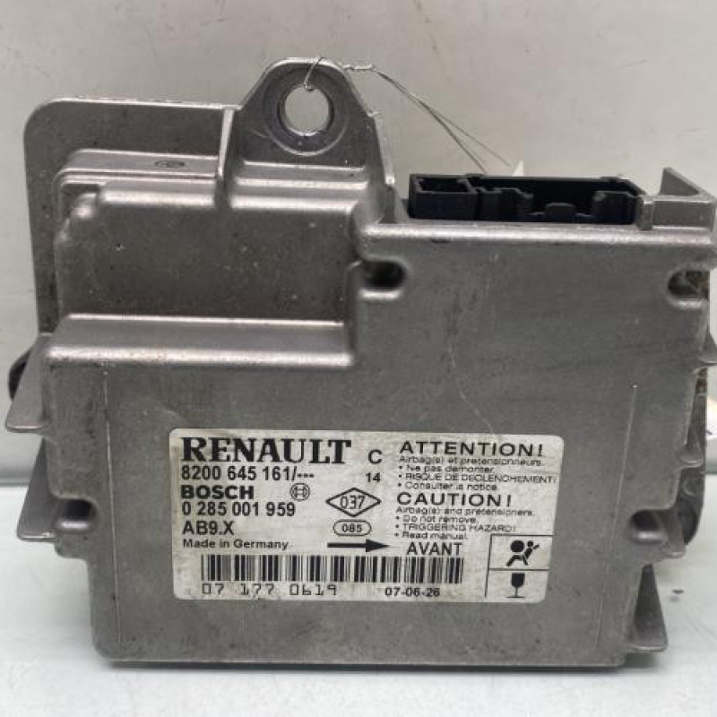 Boitier air bag RENAULT CLIO 3 Photo n°1